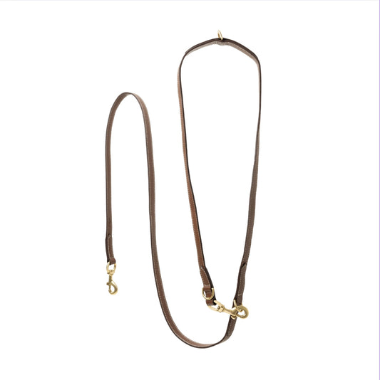 Leather Cross Body Leash - רצועת קרוס מעור לכלב (מגיע ללא התיק)