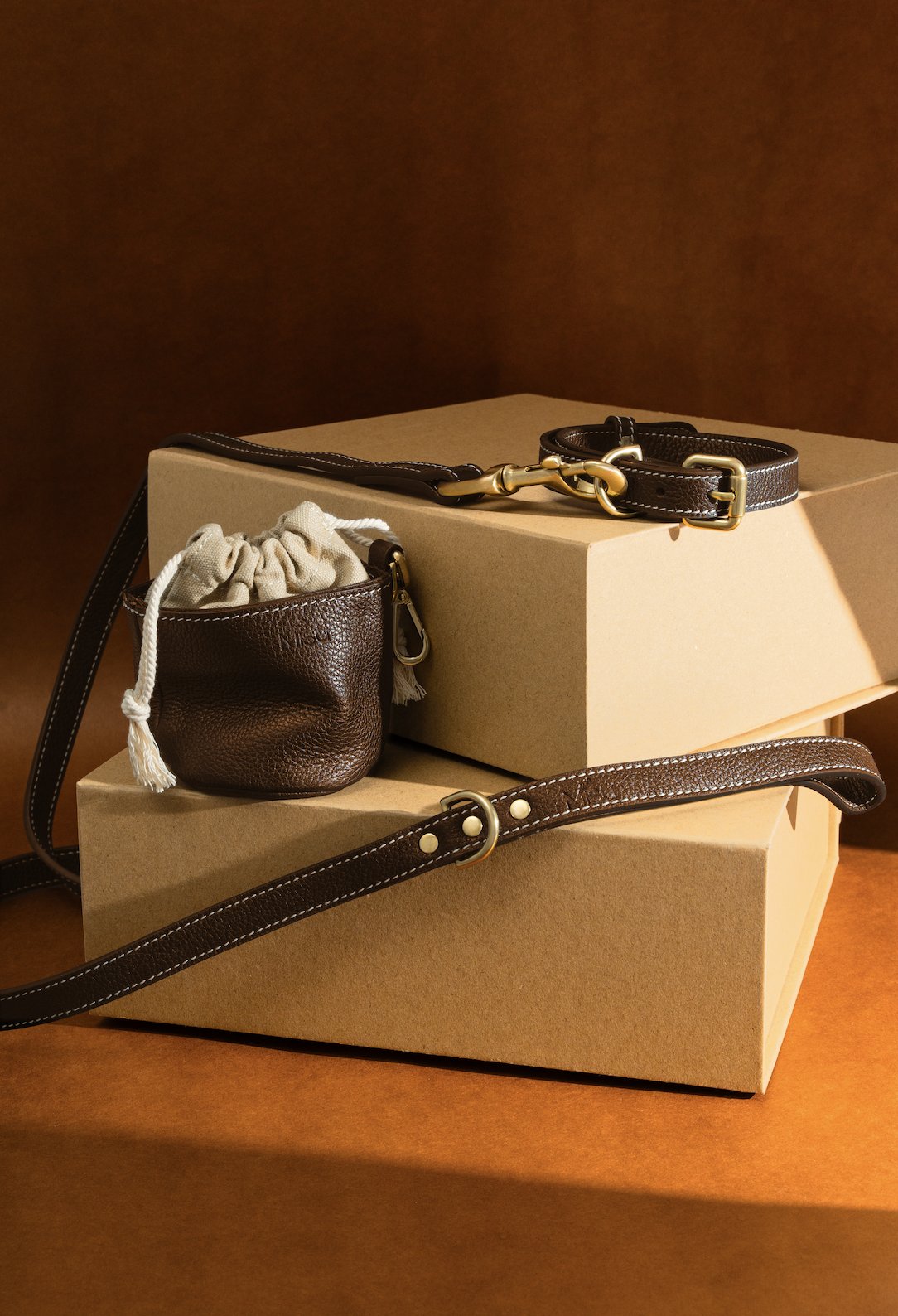 The Leather Collection קולקצייה עור לכלבים
