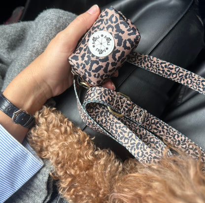 Misu Leopard Waste Bag Holder תיק לשקיות מנומר